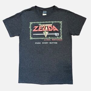 The Legend of Zelda Nintendo T-Shirt on Fruit of The Loom Cotton Blend Small